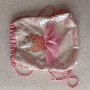 Claire's Ballet Drawstring Bag